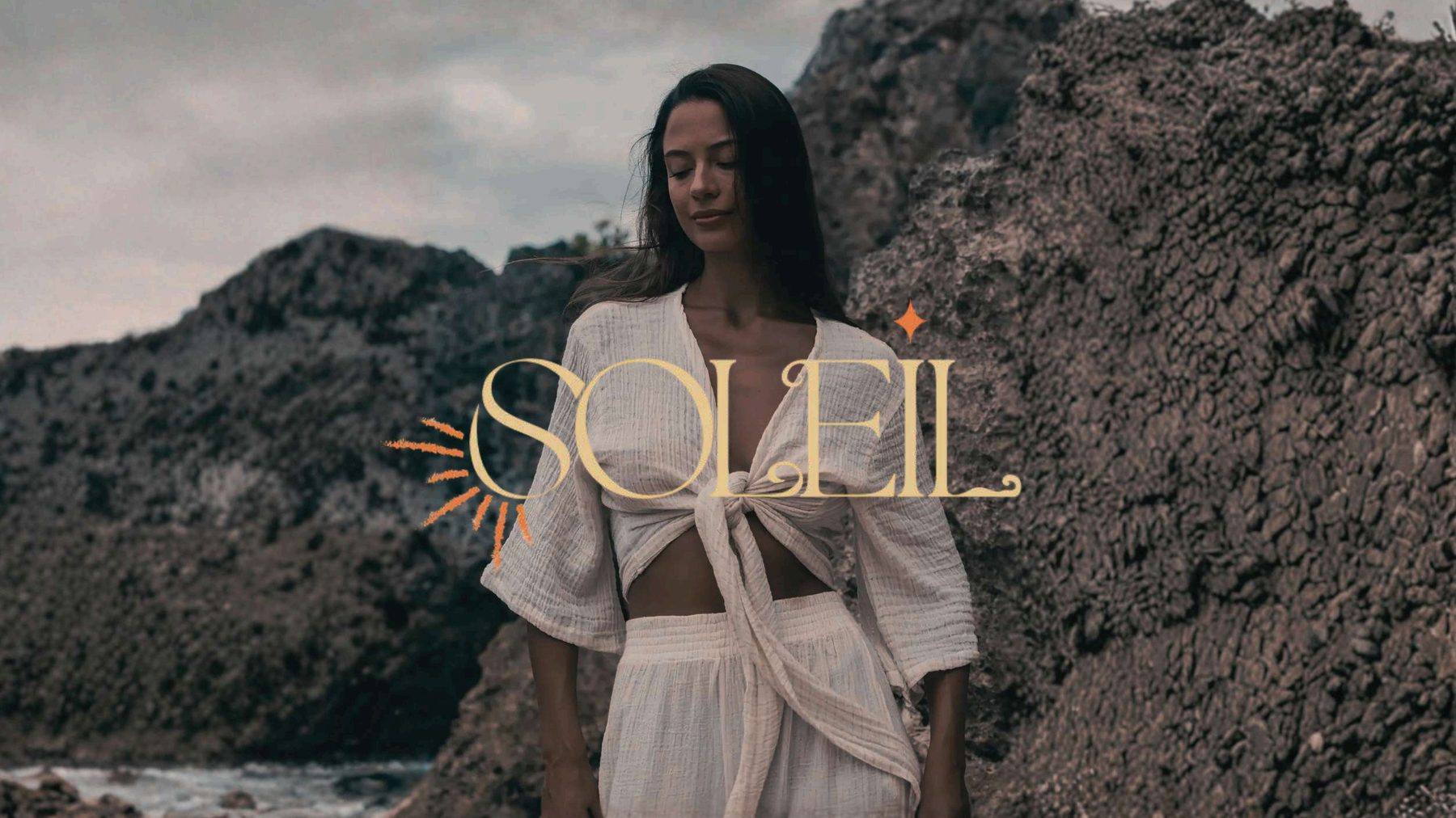SOLEIL clothing brand identity cover image