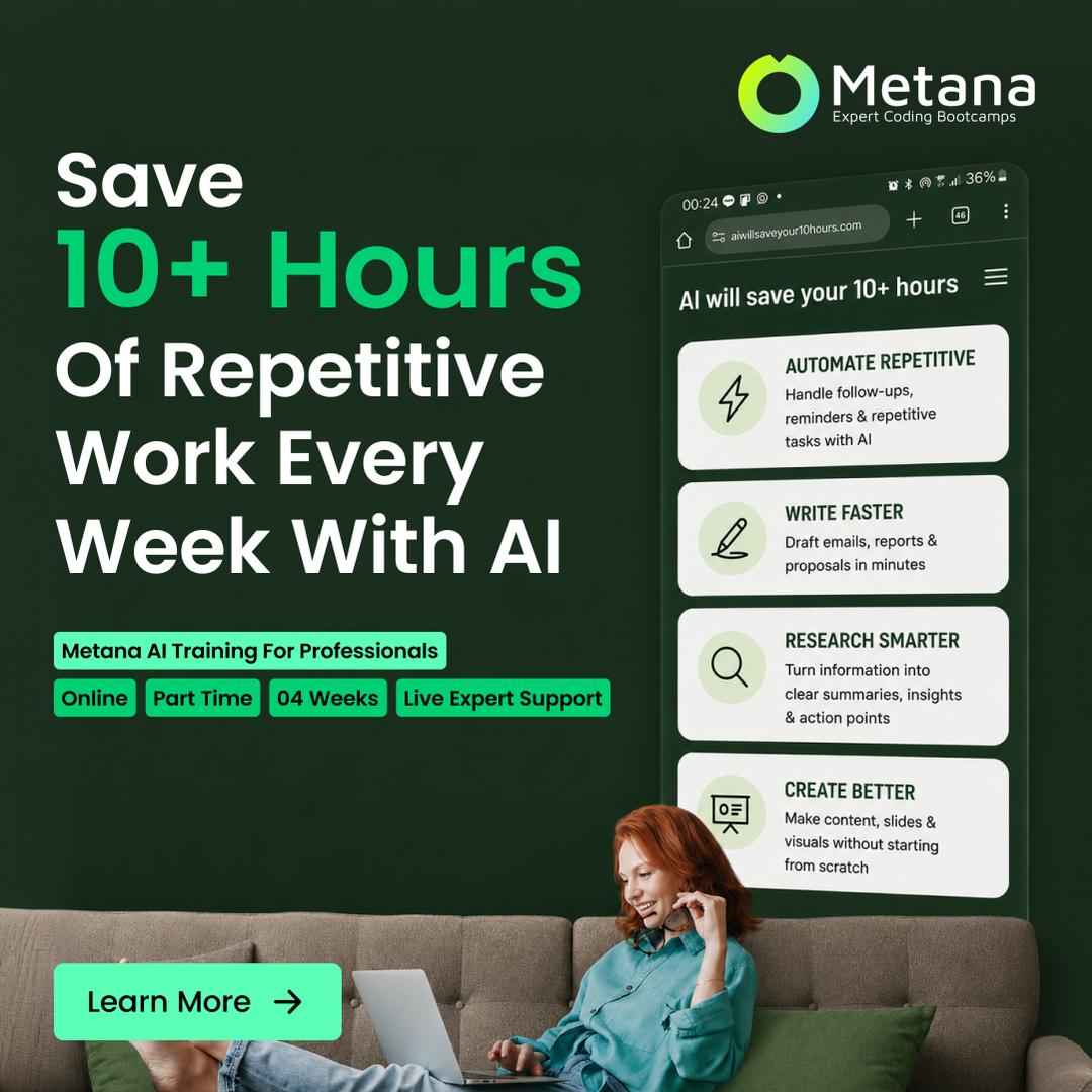 Campaign social post: Save 10+ hours of repetitive work every week with AI