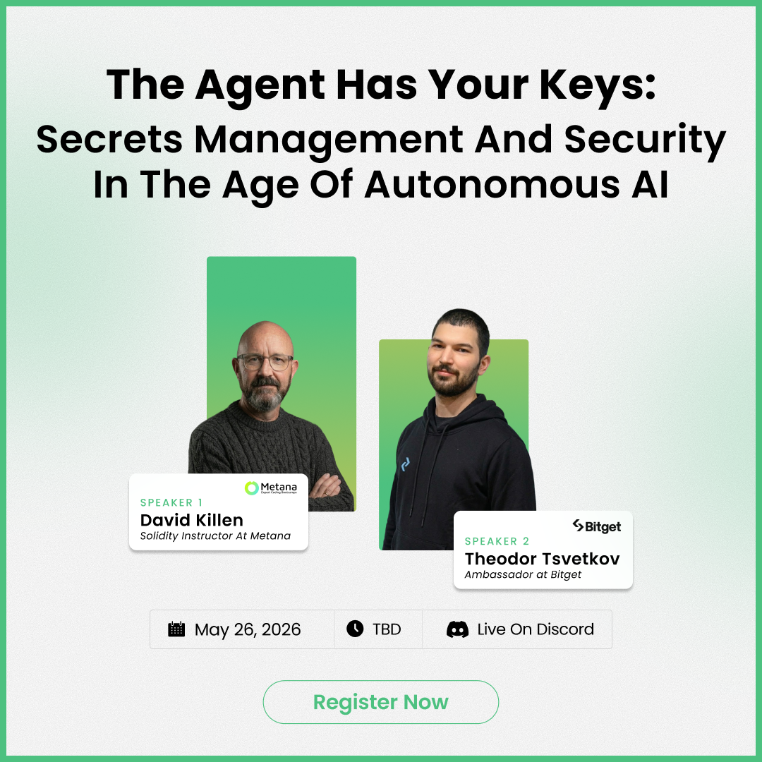Event flyer: The Agent Has Your Keys — Secrets Management And Security In The Age Of Autonomous AI